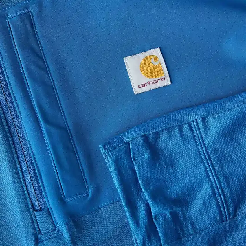 Jerséu de media cremallera para hombre Force, con forro polar y tecnología de absorción de la humedad
