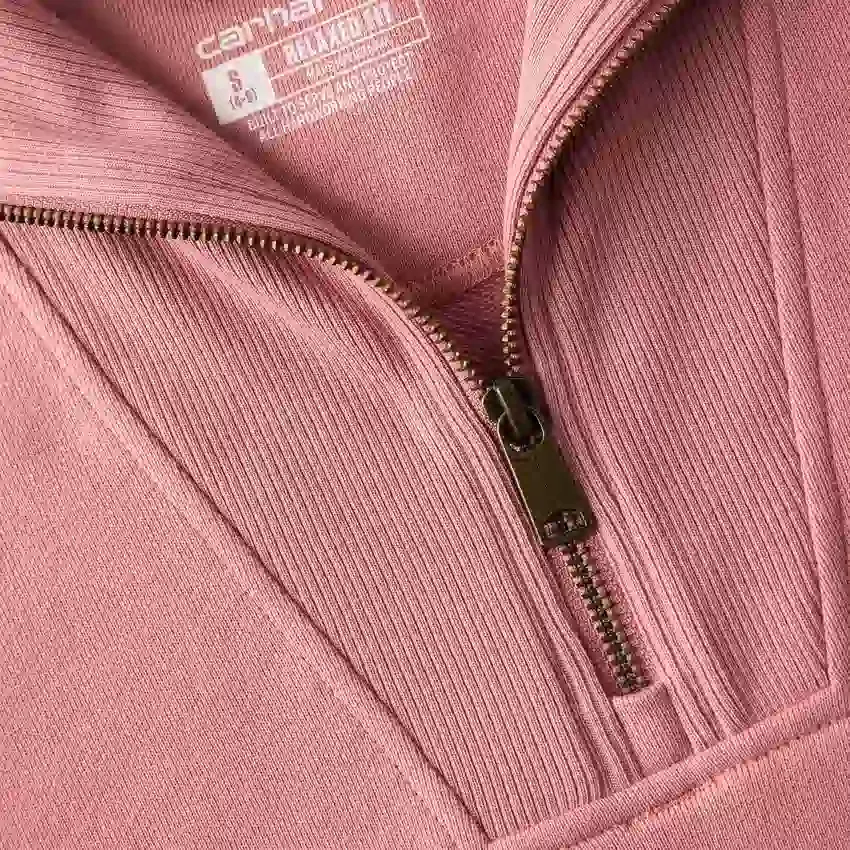 Jerséu ligero de Tencel con media cremallera para mujer
