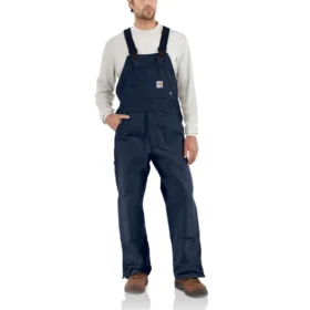 Men's Loose Fit Duck Bib Overall - Flame Resistant Overall