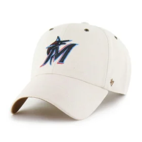 Miami Marlins '47 sin teñir Gorras Clean Up