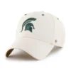 Michigan State Spartans '47, sin teñir, Gorras Clean Up