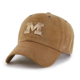 Michigan Wolverines '47 Teñido Gorras Clean Up