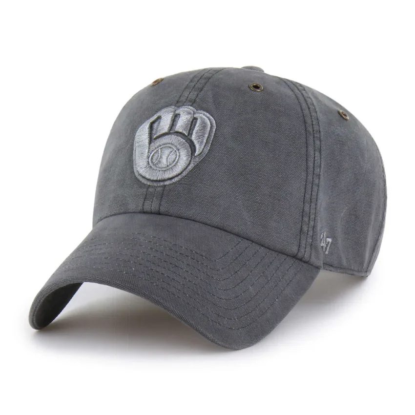 Milwaukee Brewers '47 Teñido Gorras Clean Up
