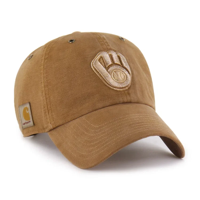 Milwaukee Brewers '47 Teñido Gorras Clean Up