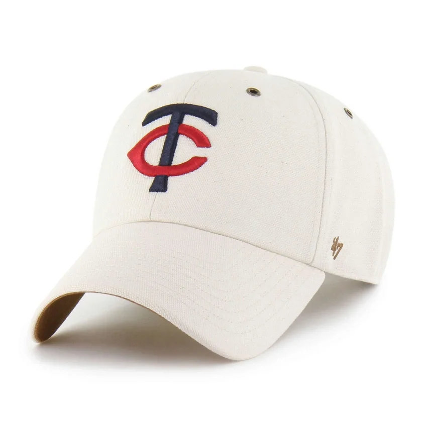 Minnesota Twins '47, sin teñir, Gorras Clean Up