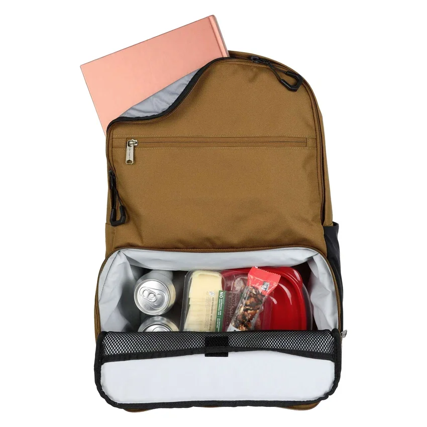Mochila bolsa térmica con dos compartimentos aislados