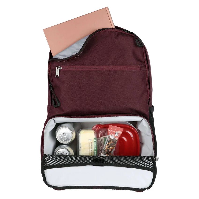Mochila bolsa térmica con dos compartimentos aislados