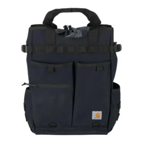 Mochila tipo tote convertible de nailon con cierre de cordón, 28 L