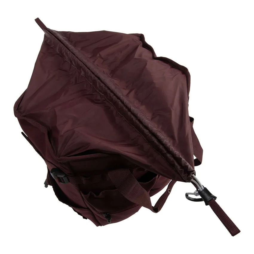 Mochila tipo tote convertible de nailon con cierre de cordón, 28 L