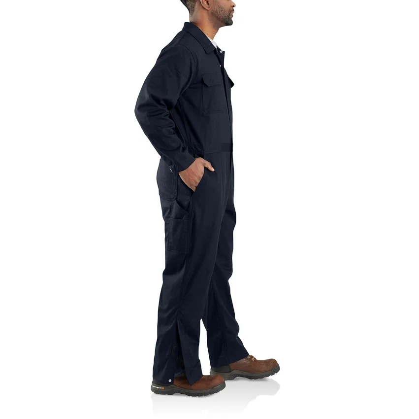 Mono de trabajo de sarga de corte holgado para hombre - Mono ignífugo