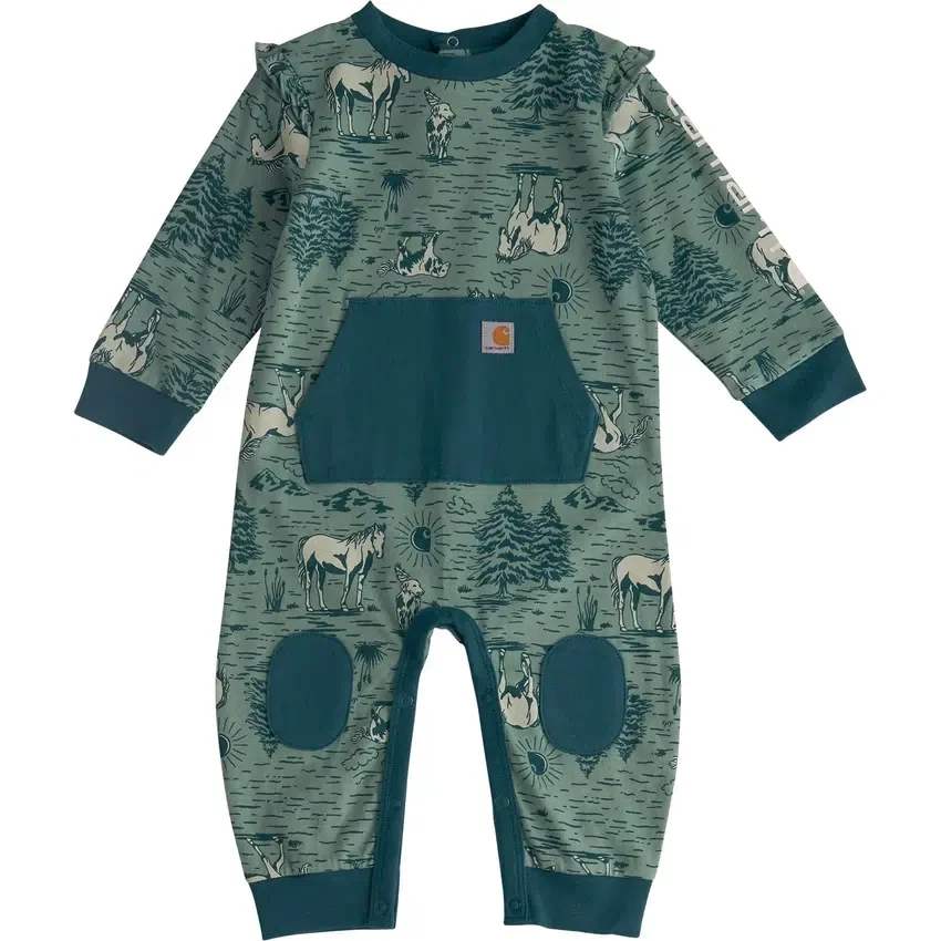 Mono estampado con manguitos para niñas (bebé)