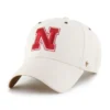 Nebraska Cornhuskers '47, sin teñir, «Gorras Clean Up»