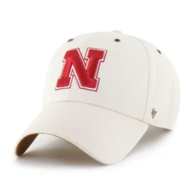 Nebraska Cornhuskers '47, sin teñir, «Gorras Clean Up»