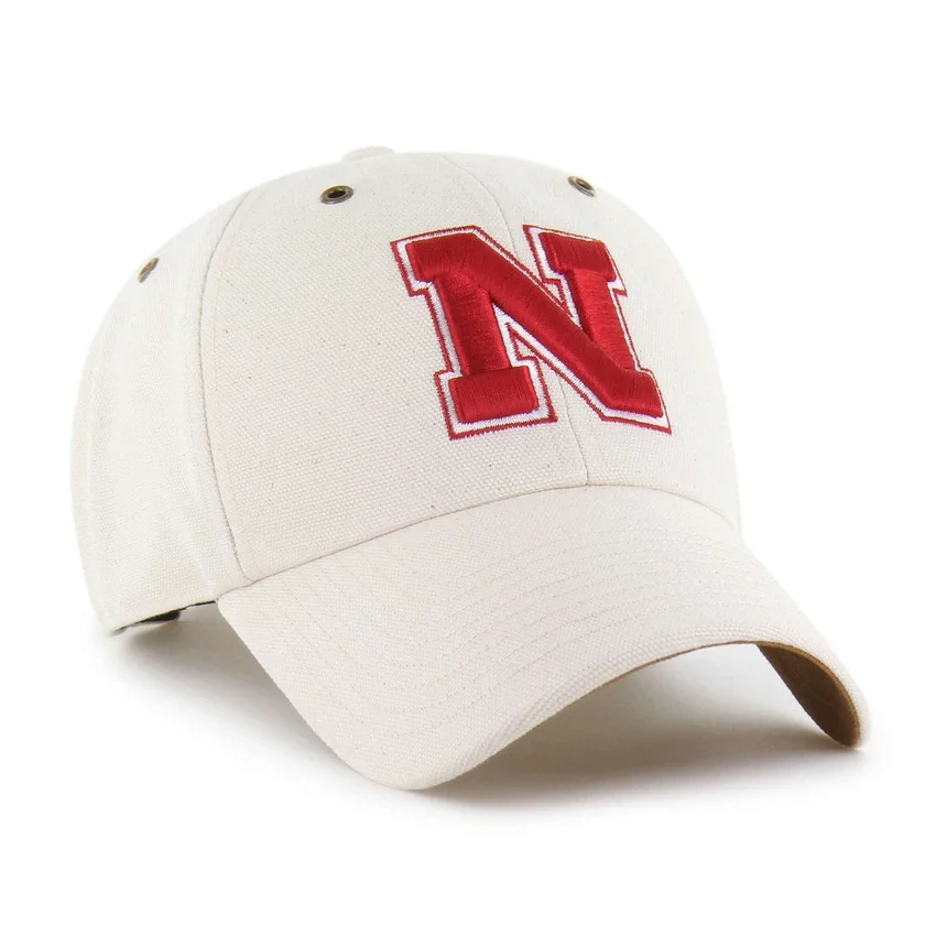 Nebraska Cornhuskers '47, sin teñir, «Gorras Clean Up»