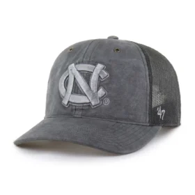 North Carolina Tar Heels: gorra de camionero «Unc» de 1947 teñida, corte holgado