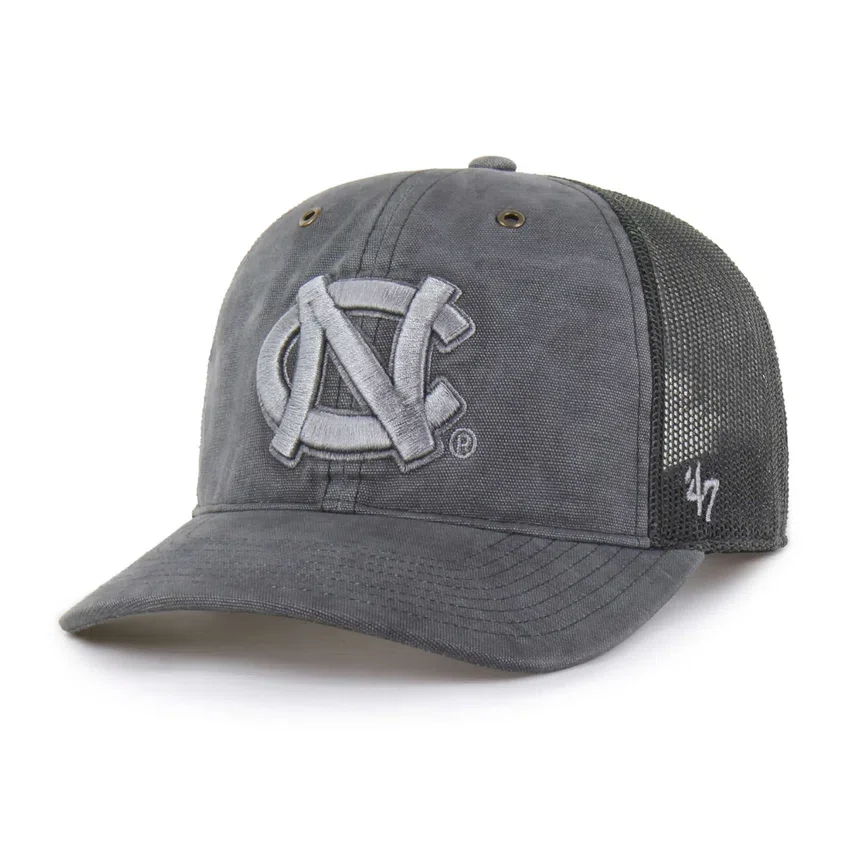 North Carolina Tar Heels: gorra de camionero «Unc» de 1947 teñida, corte holgado
