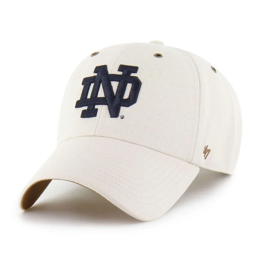 Notre Dame Fighting Irish '47, sin teñir, Gorras Clean Up