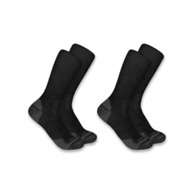Pack de 2 pares de calcetines cortos de mezcla de lana sintética de grosor medio