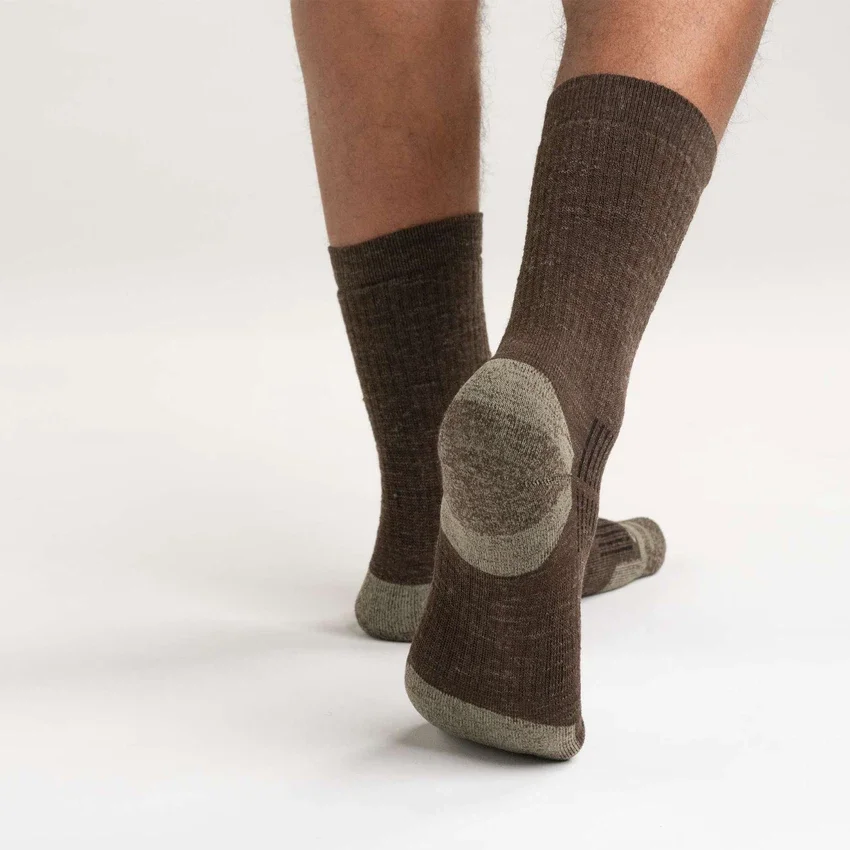 Pack de 2 pares de calcetines cortos de mezcla de lana sintética de grosor medio