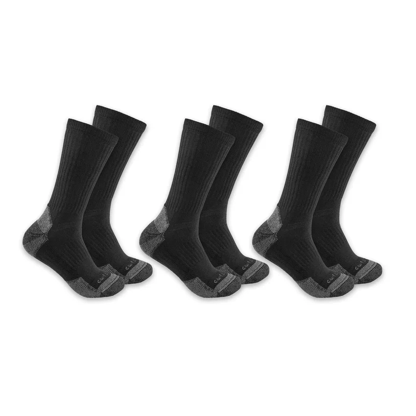 Pack de 3 pares de calcetines cortos de mezcla de algodón de grosor medio