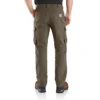 Pantalones cargo de corte recto holgado con doble refuerzo en las rodillas - Pantalones de trabajo