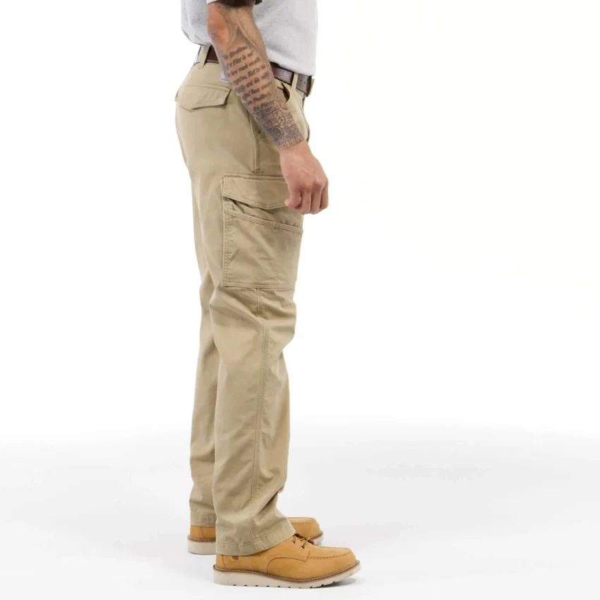 Pantalones cargo de lona Rigby, corte recto holgado - Pantalones de trabajo
