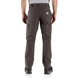 Pantalones cargo rectos de corte holgado con doble refuerzo en las rodillas y tejido ripstop – Pantalones de trabajo