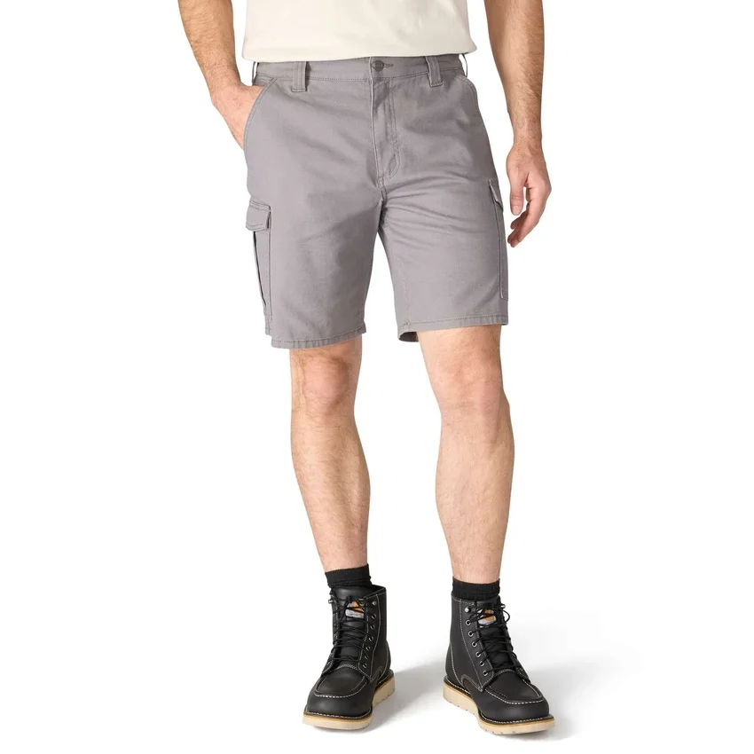 Pantalones cortos cargo de lona Rigby de 9" con corte holgado - Pantalones cortos de trabajo