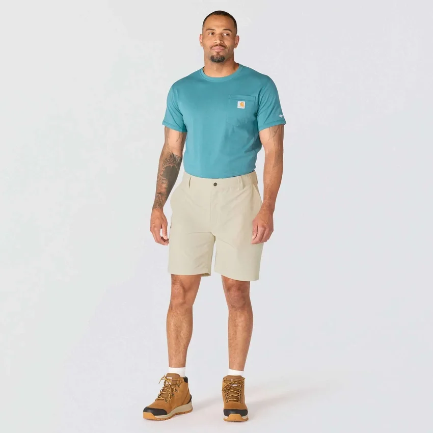Pantalones cortos de trabajo Force Phoenix de 8" con protección solar y corte holgado