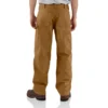 Pantalones de carpintero Carhartt B136 para hombre, de corte recto holgado, en Washed Duck y con doble refuerzo en las rodillas
