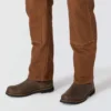 Pantalones de carpintero de la serie Crafted para hombre, de corte holgado y pierna recta, en tela de lona, con doble refuerzo en las rodillas