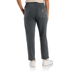 Pantalones de chándal de felpa francesa de peso medio y corte holgado rediseñados para mujer