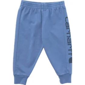 Pantalones de chándal para niño con cintura elástica, diseño renovado y logotipo teñido en la prenda (bebés/niños pequeños)