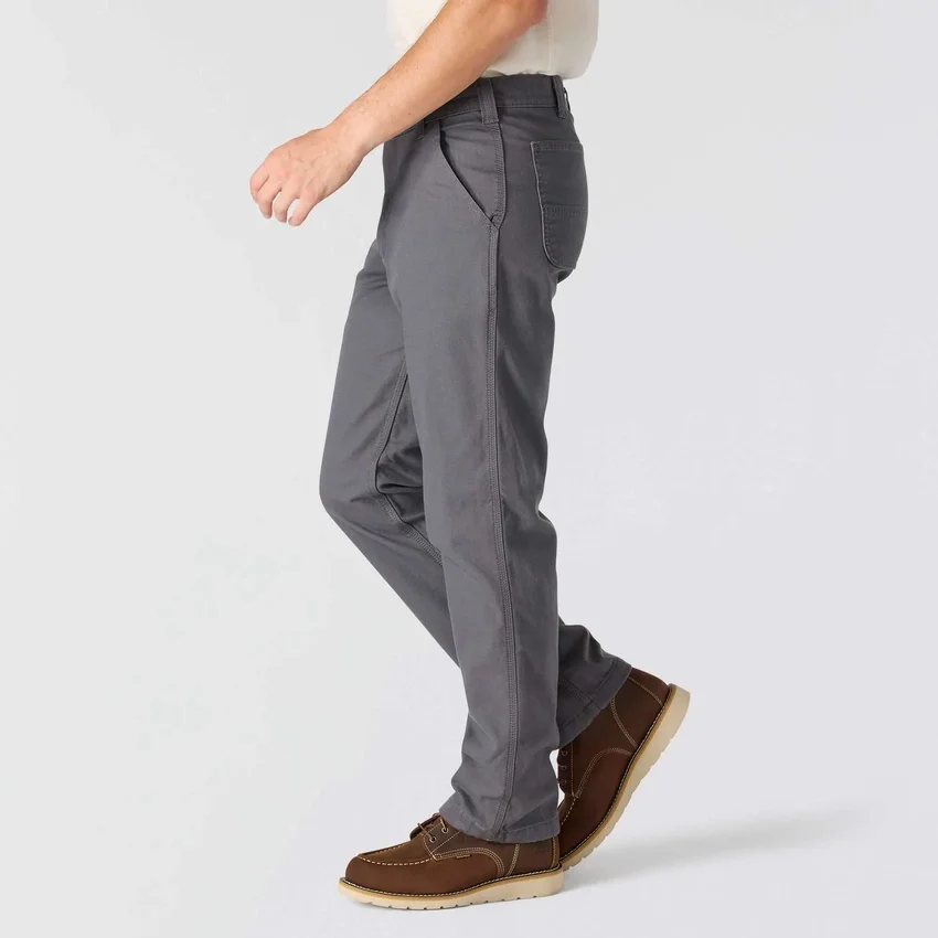 Pantalones de lona con forro Rigby de corte recto y holgado - Pantalones de trabajo