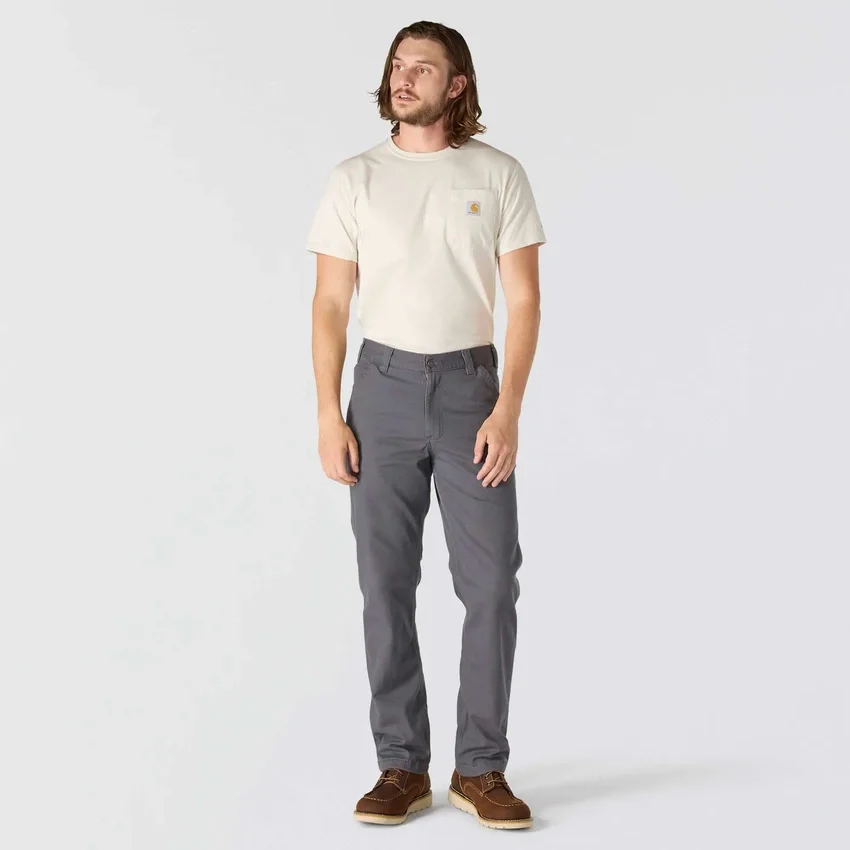Pantalones de lona con forro Rigby de corte recto y holgado - Pantalones de trabajo