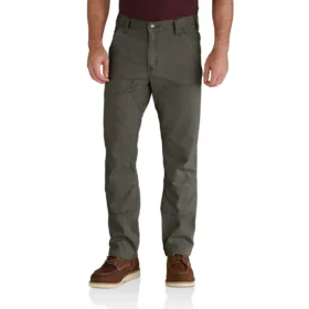 Pantalones de lona Rigby de corte recto holgado con doble refuerzo en las rodillas - Pantalones de trabajo