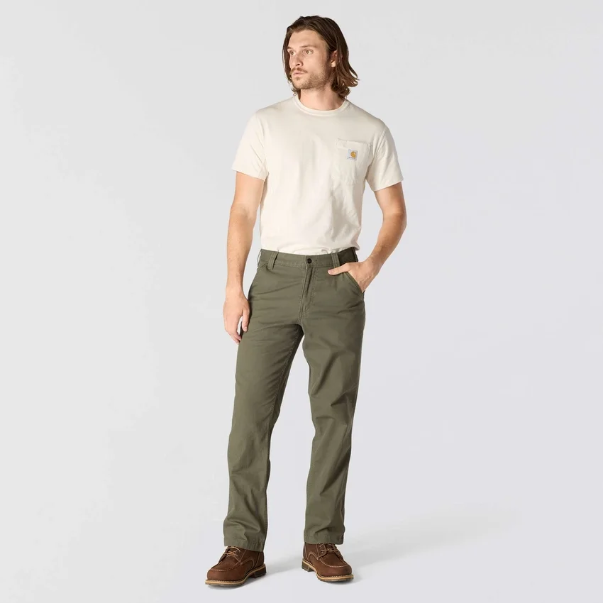 Pantalones de lona Rigby de corte recto holgado - Pantalones de trabajo