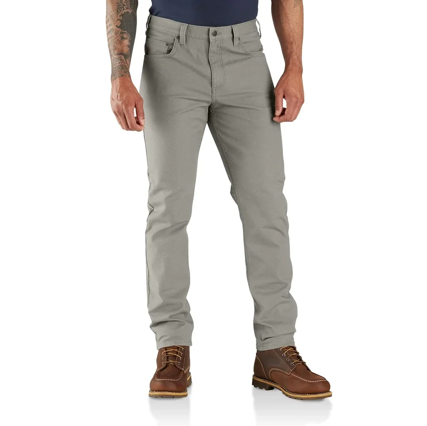 Pantalones de trabajo ajustados y cónicos Rugged Flex® de lona