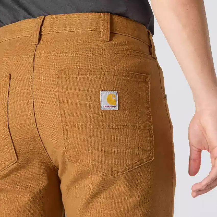 Pantalones de trabajo ajustados y cónicos Rugged Flex® de lona
