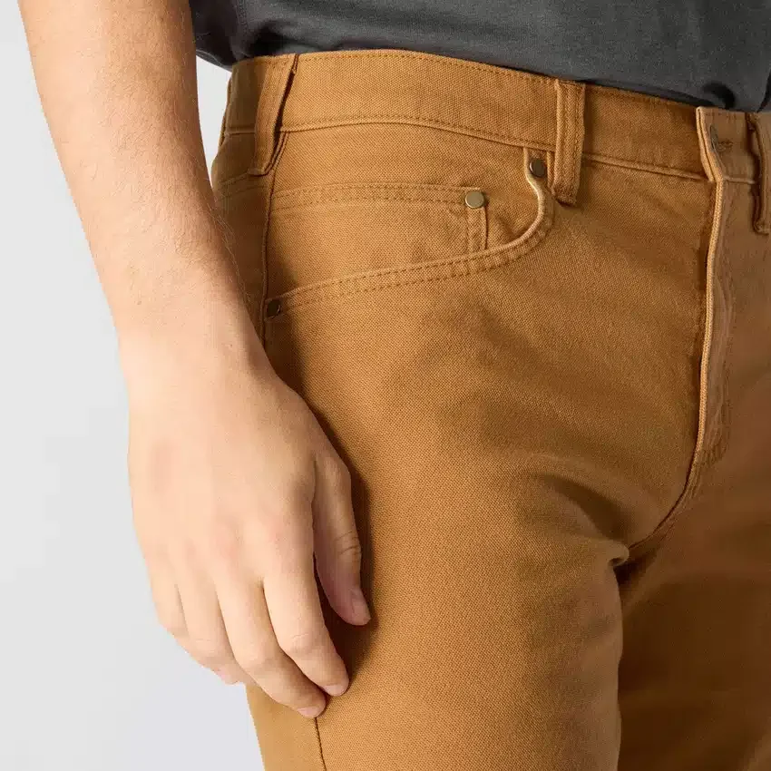 Pantalones de trabajo ajustados y cónicos Rugged Flex® de lona