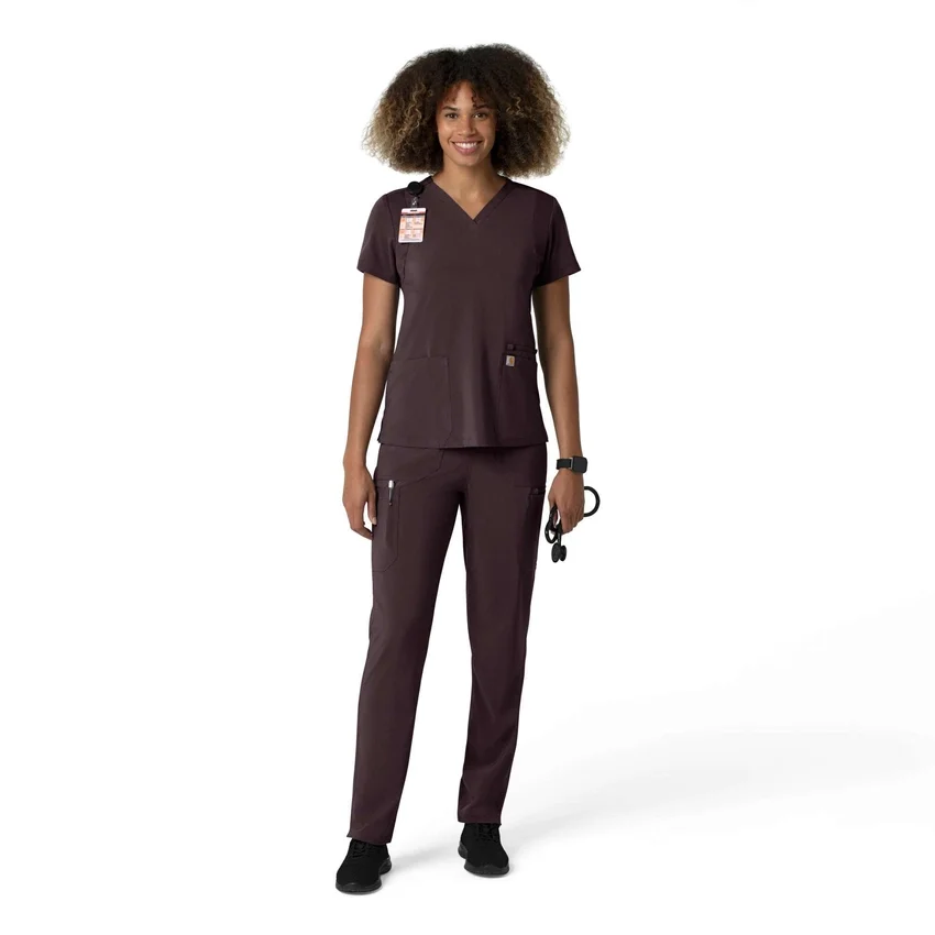 Pantalones de trabajo cargo de pierna recta Force Cross-Flex para mujer