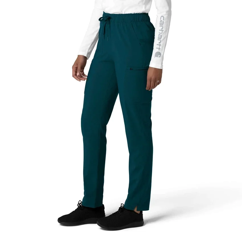 Pantalones de trabajo cargo de pierna recta Force Cross-Flex para mujer