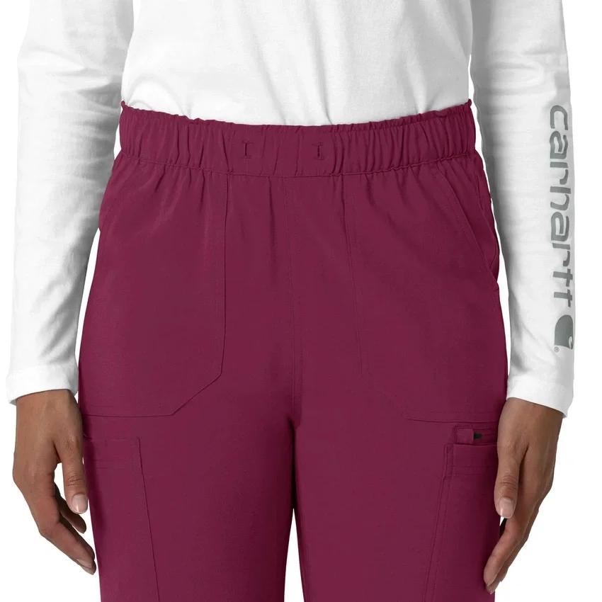 Pantalones de trabajo cargo de pierna recta Force Cross-Flex para mujer