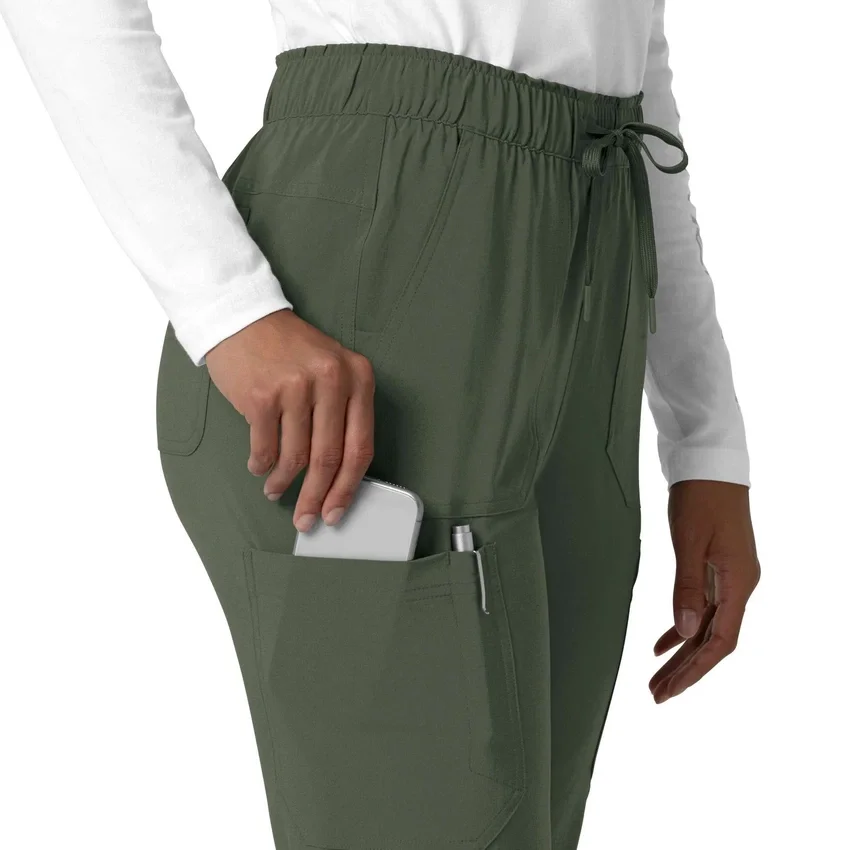 Pantalones de trabajo cargo de pierna recta Force Cross-Flex para mujer