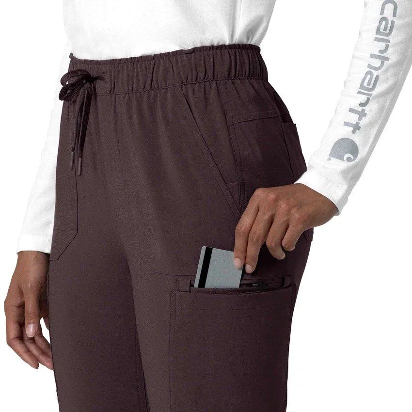 Pantalones de trabajo cargo de pierna recta Force Cross-Flex para mujer