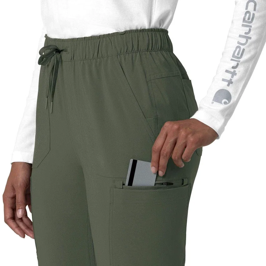 Pantalones de trabajo cargo de pierna recta Force Cross-Flex para mujer