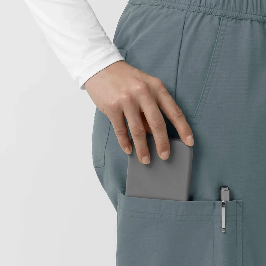 Pantalones de trabajo cargo para mujer Rugged Flex Fld, de tejido ripstop y corte acampanado