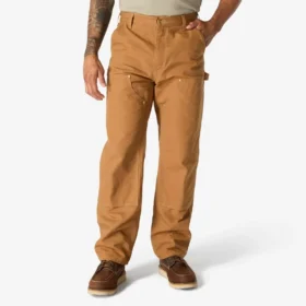 Pantalones de trabajo Carhartt B01 para hombre, de corte holgado, en Firm Duck, con doble refuerzo en las rodillas
