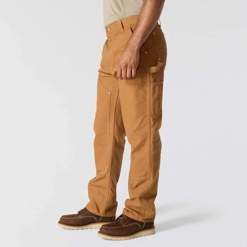 Pantalones de trabajo Carhartt B01 para hombre, de corte holgado, en Firm Duck, con doble refuerzo en las rodillas