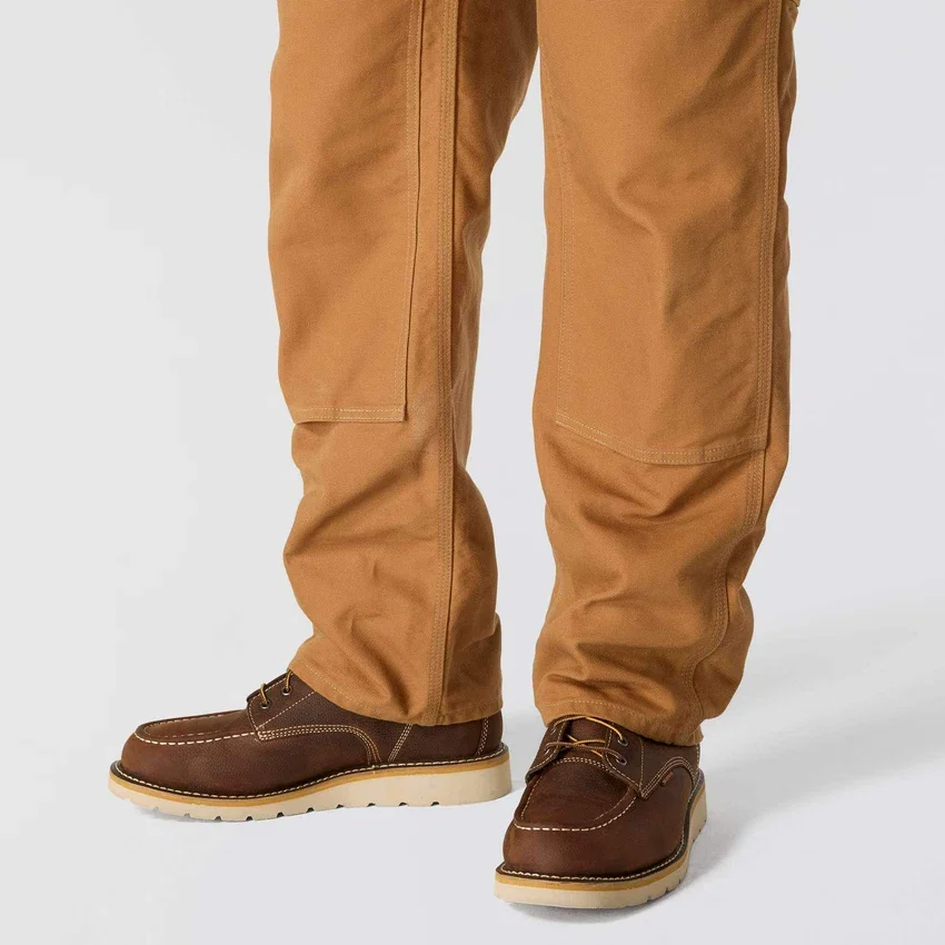 Pantalones de trabajo Carhartt B01 para hombre, de corte holgado, en Firm Duck, con doble refuerzo en las rodillas